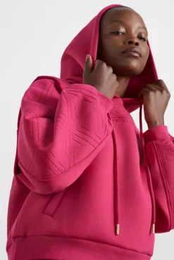 Quilted Logo Scuba Hoodie 418