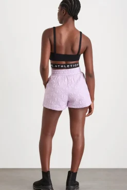 Quilted Logo Spray Shorts 623