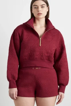 Quilted Scuba Hoodie 729