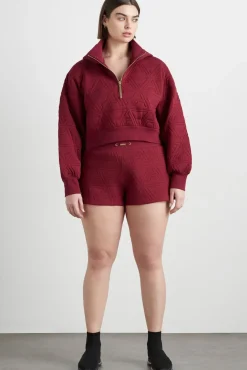 Quilted Scuba Hoodie 729