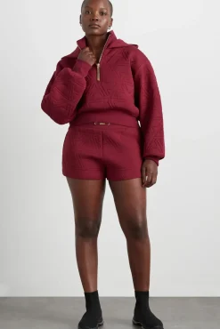 Quilted Scuba Hoodie 729