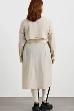 Quilted Storm Flap Trench 703