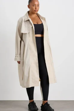 Quilted Storm Flap Trench 703