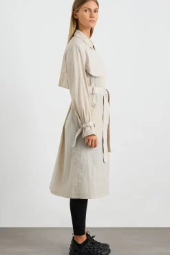 Quilted Storm Flap Trench 703