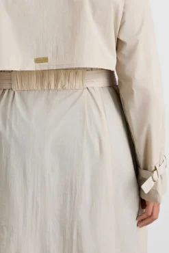 Quilted Storm Flap Trench 703