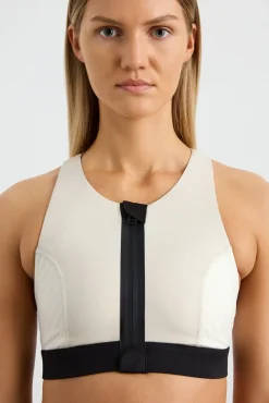 Quilted Zip Front Bra 304