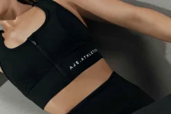 Quilted Zip Front Bra 329