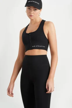 Quilted Zip Front Bra 329