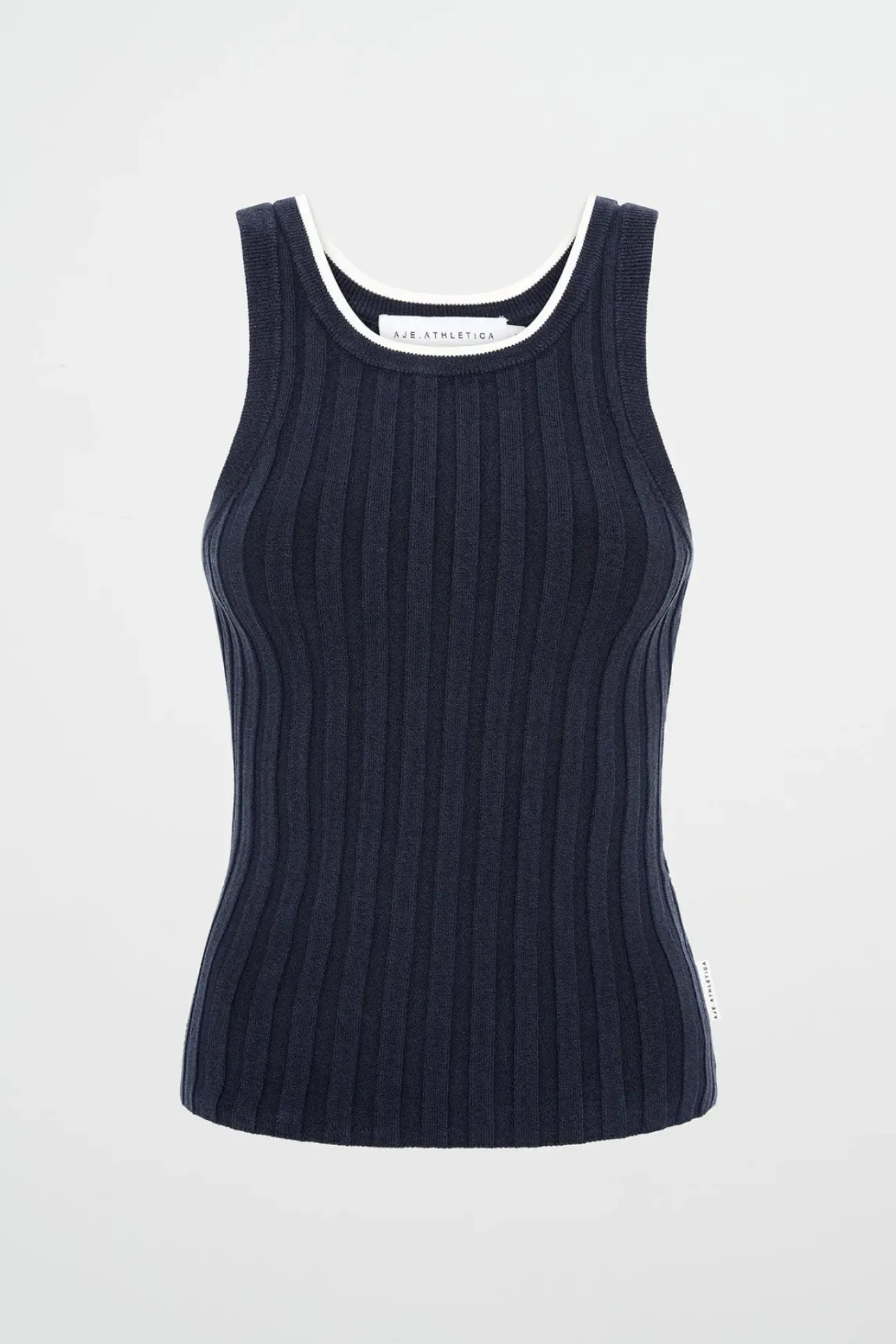 Racer Split Knit Top 107