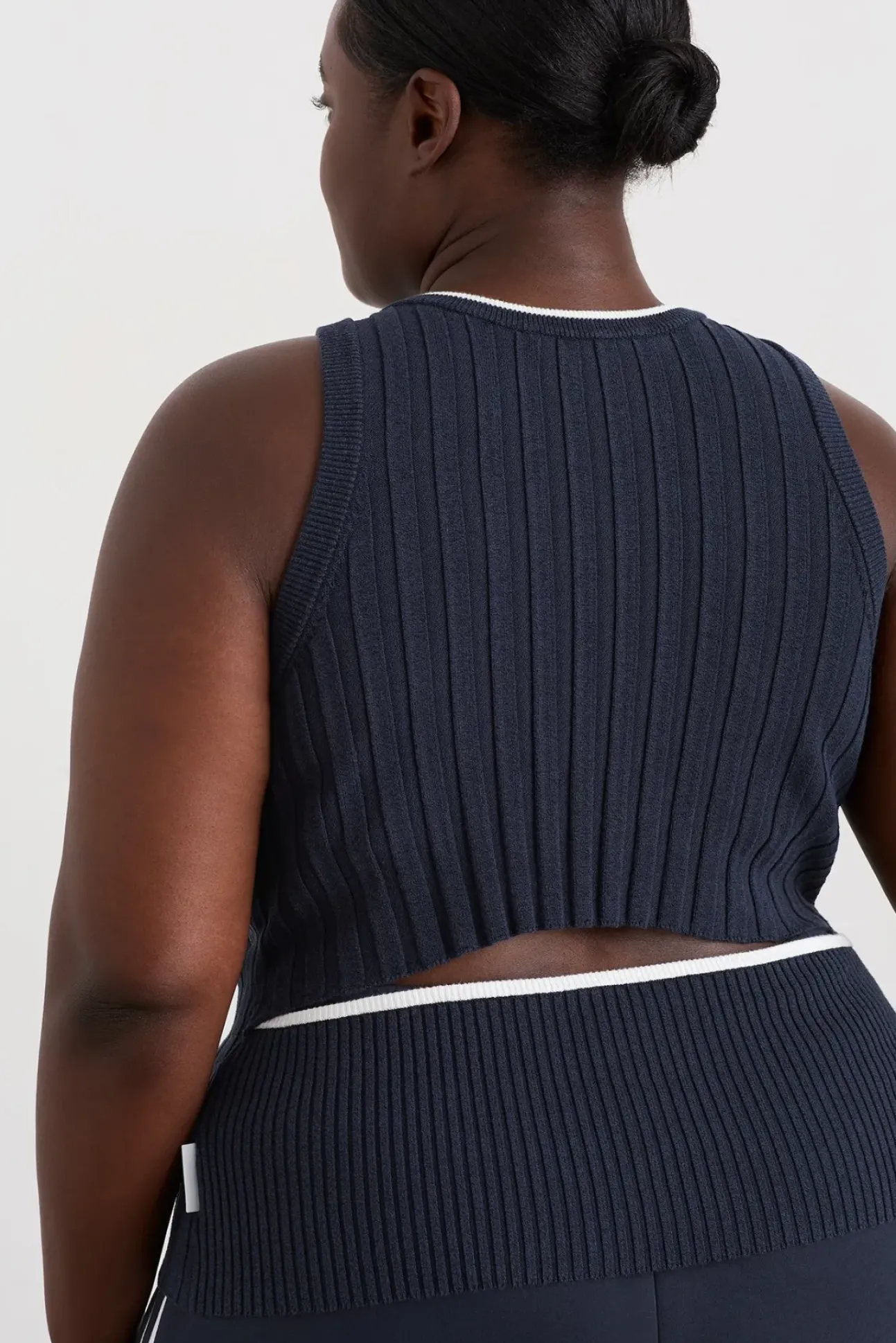 Racer Split Knit Top 107