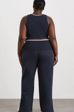 Racer Split Knit Top 107