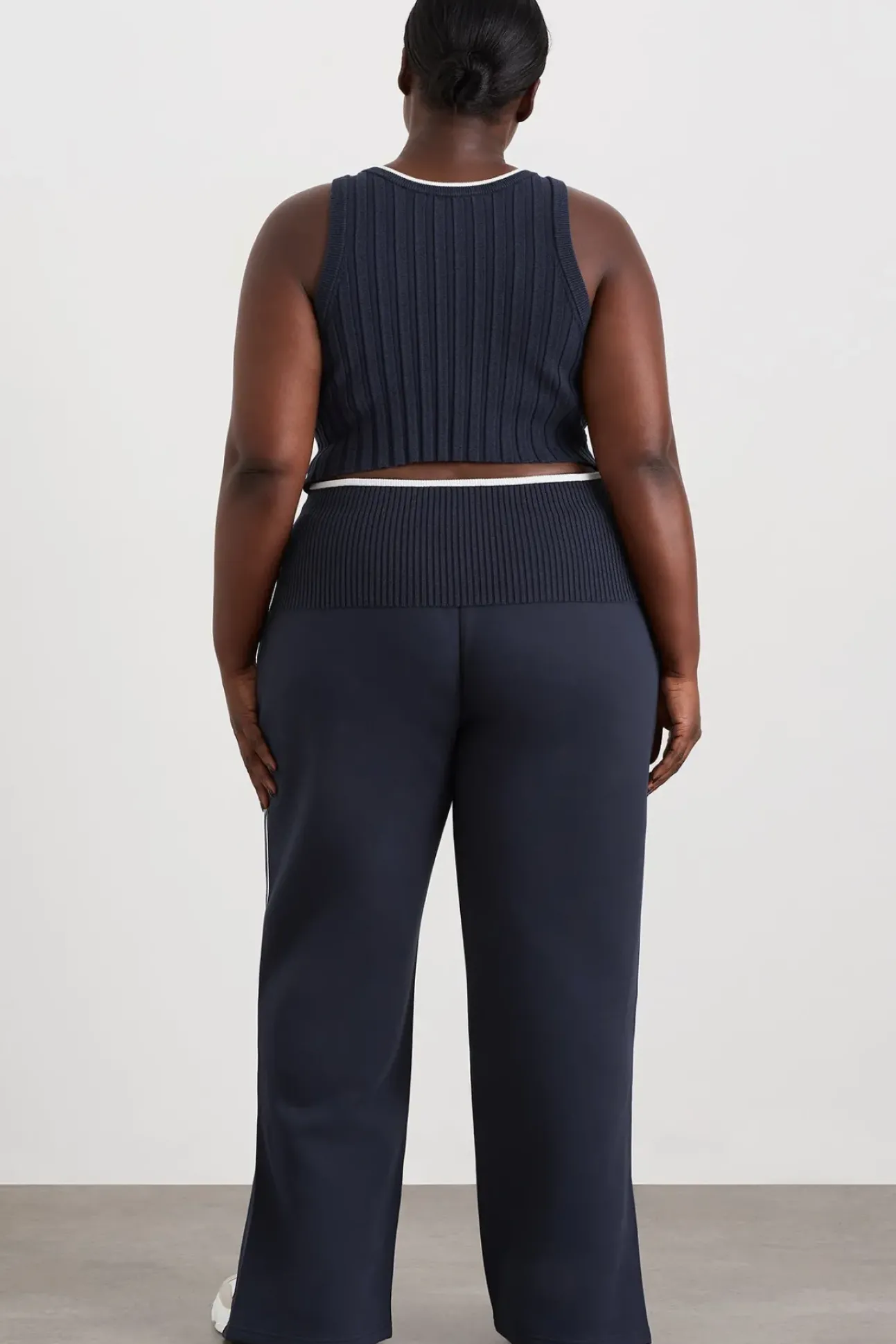 Racer Split Knit Top 107
