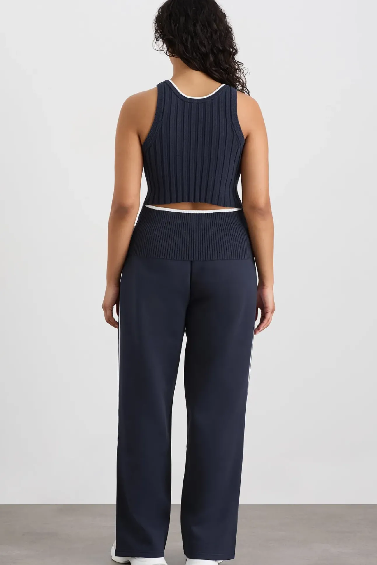 Racer Split Knit Top 107
