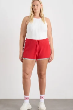 Racer Split Knit Top 107