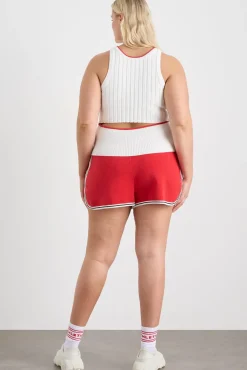 Racer Split Knit Top 107