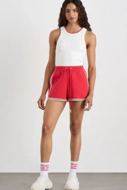 Racer Split Knit Top 107