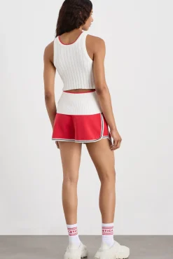 Racer Split Knit Top 107