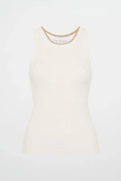 Racer Split Knit Top 107