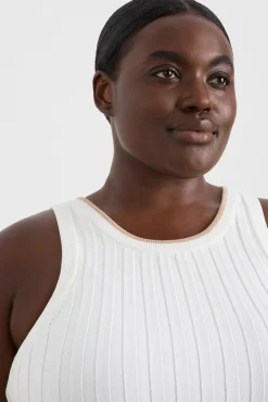 Racer Split Knit Top 107