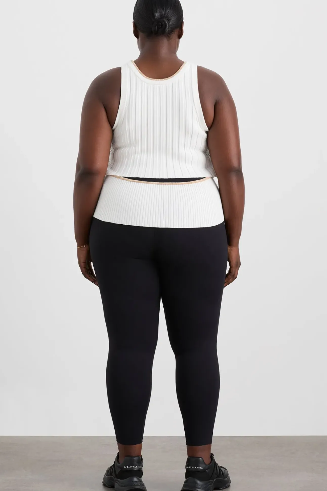 Racer Split Knit Top 107