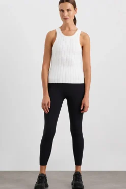 Racer Split Knit Top 107