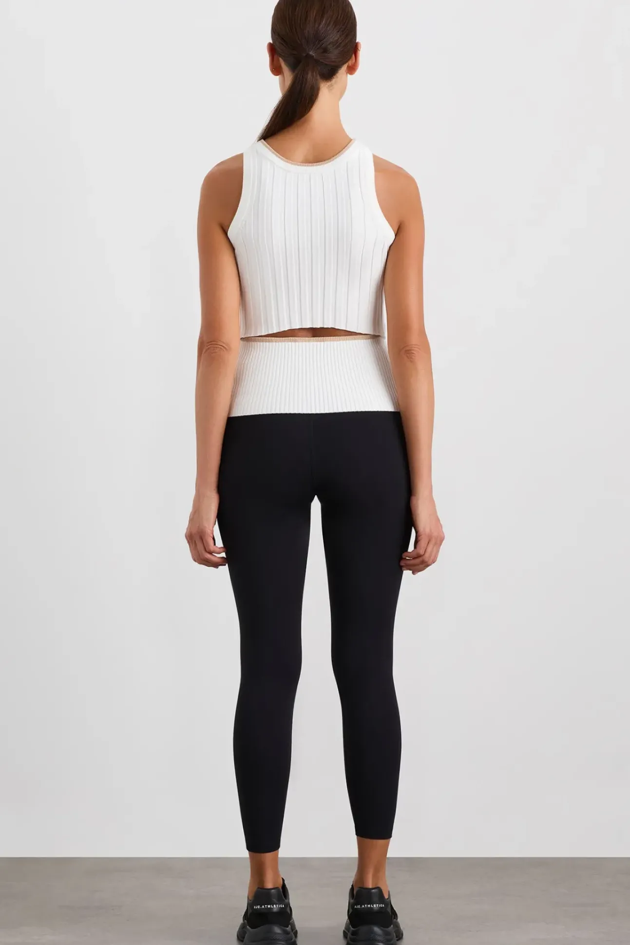 Racer Split Knit Top 107