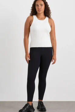 Racer Split Knit Top 107