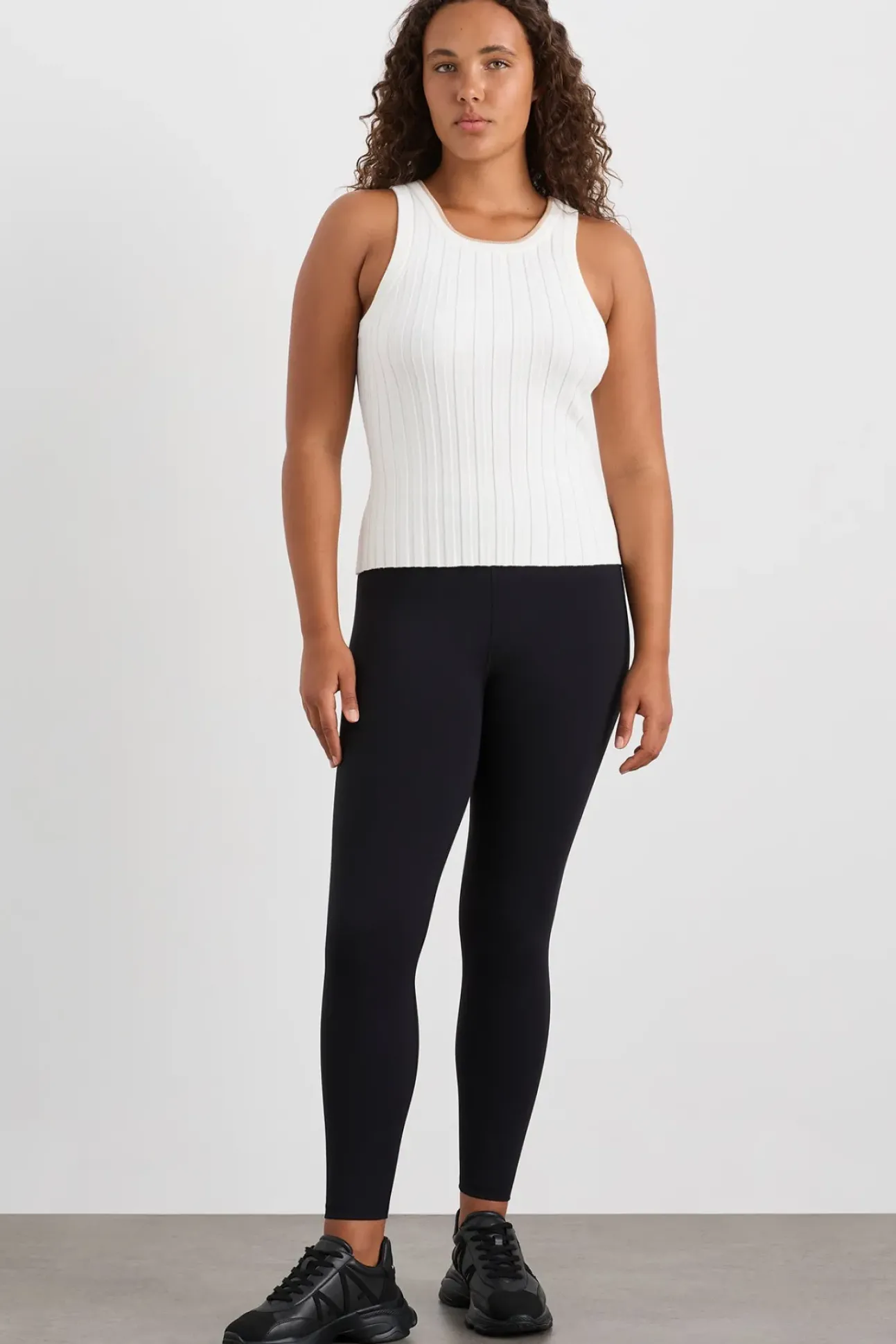 Racer Split Knit Top 107