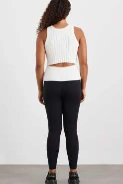 Racer Split Knit Top 107