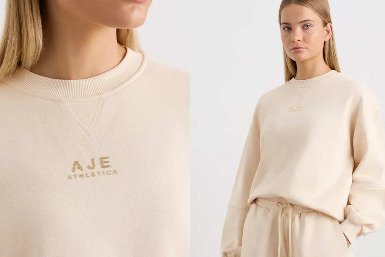 Relaxed Logo Crew Jumper 417