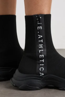 Rib Knit Sock Sneaker 914