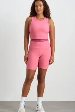 Ribbed Mid Length Bike Short 601