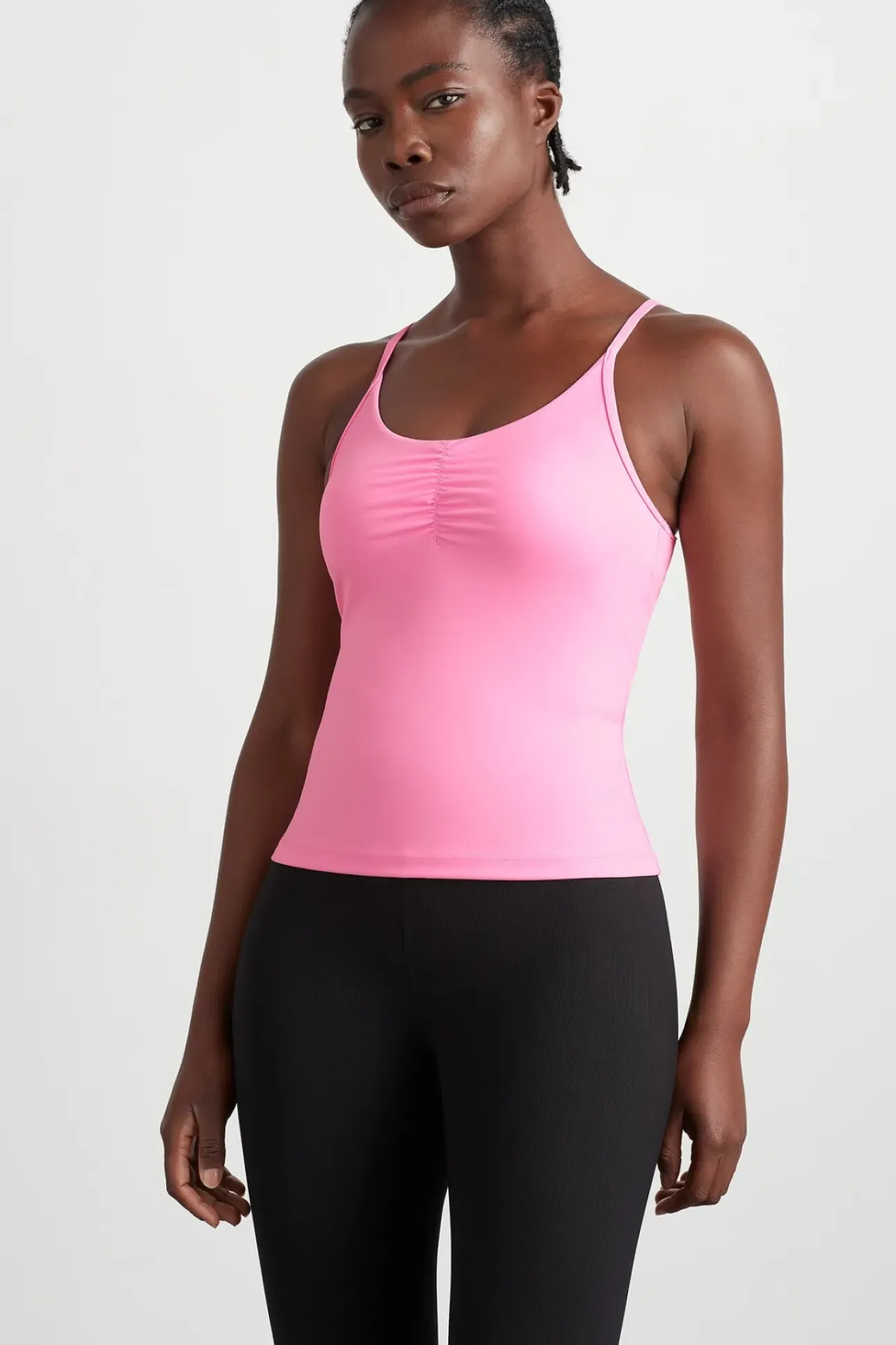 Ruched Active Tank 349
