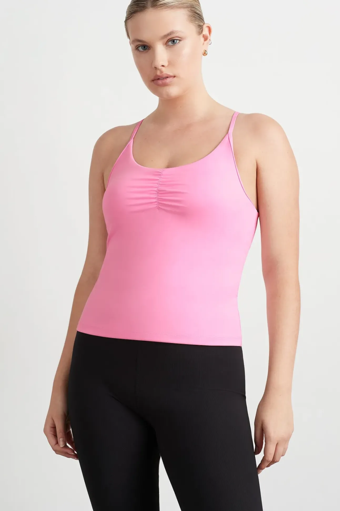 Ruched Active Tank 349