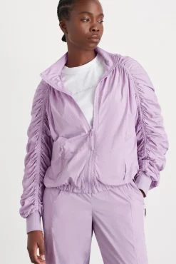 Ruched Hood Spray Jacket 736