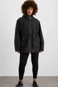 Ruched Longline Parka 767