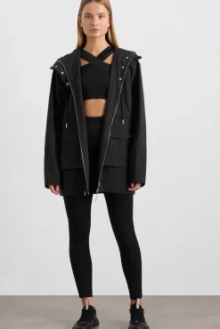 Ruched Longline Parka 767