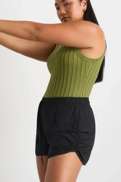 Ruched Running Short 602