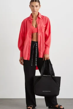 Side Split Windbreaker Shirt 406