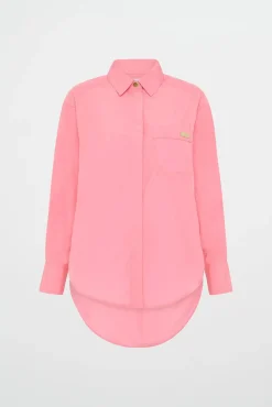 Side Split Windbreaker Shirt 406