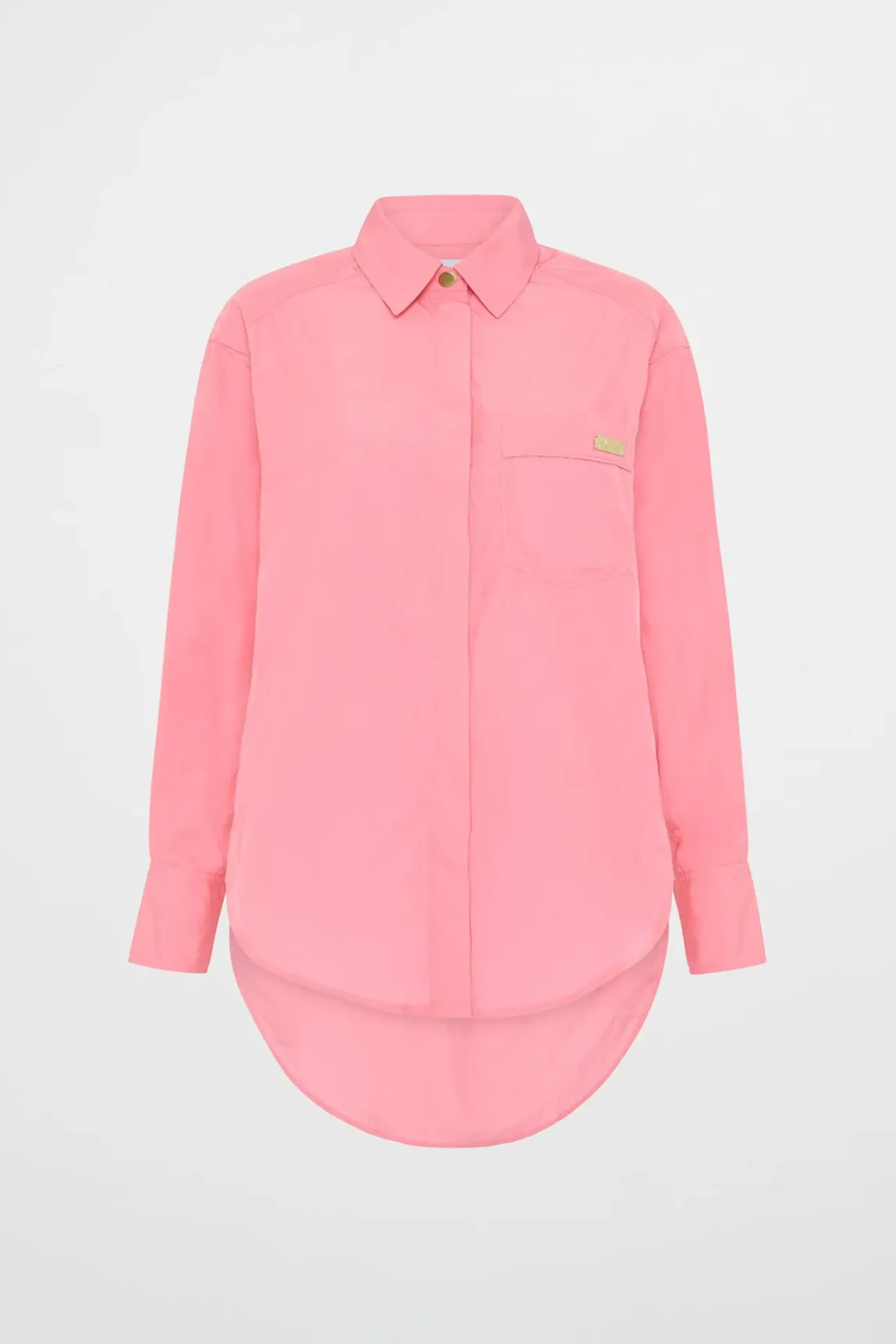 Side Split Windbreaker Shirt 406