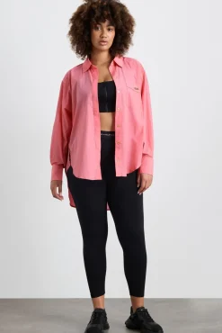 Side Split Windbreaker Shirt 406