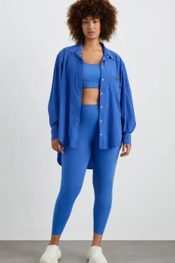 Side Split Windbreaker Shirt 406