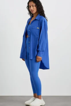 Side Split Windbreaker Shirt 406