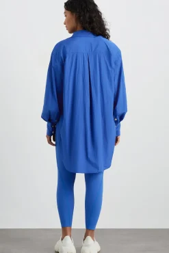 Side Split Windbreaker Shirt 406