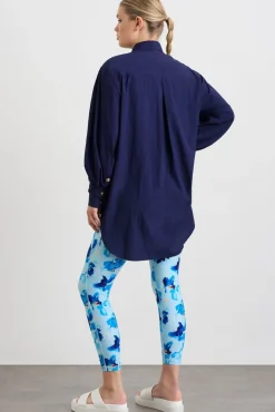 Side Split Windbreaker Shirt 406