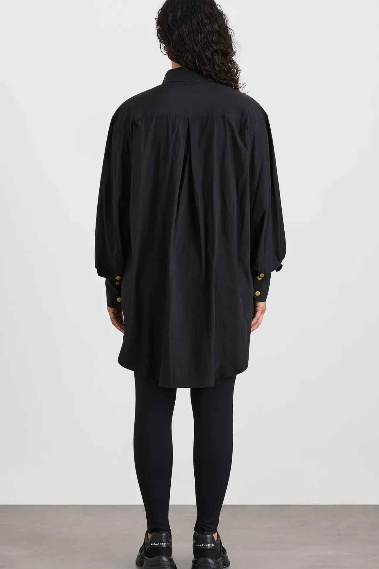 Side Split Windbreaker Shirt 406