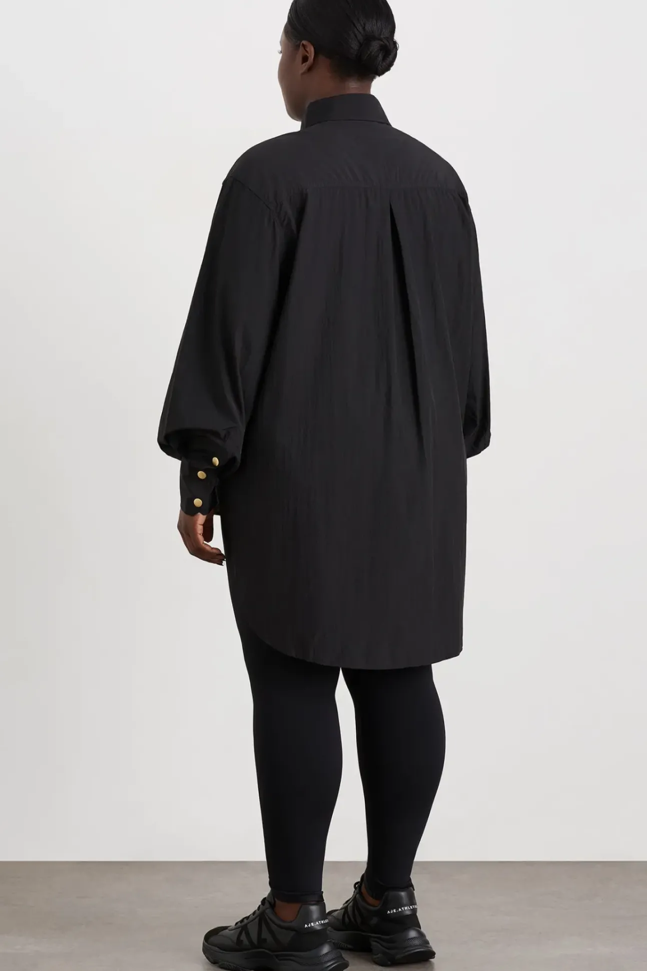 Side Split Windbreaker Shirt 406