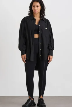 Side Split Windbreaker Shirt 406