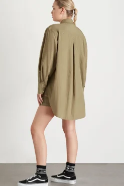 Side Split Windbreaker Shirt 406